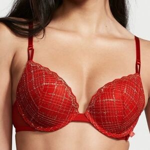 Victoria's Secret Red Push-Up Bra